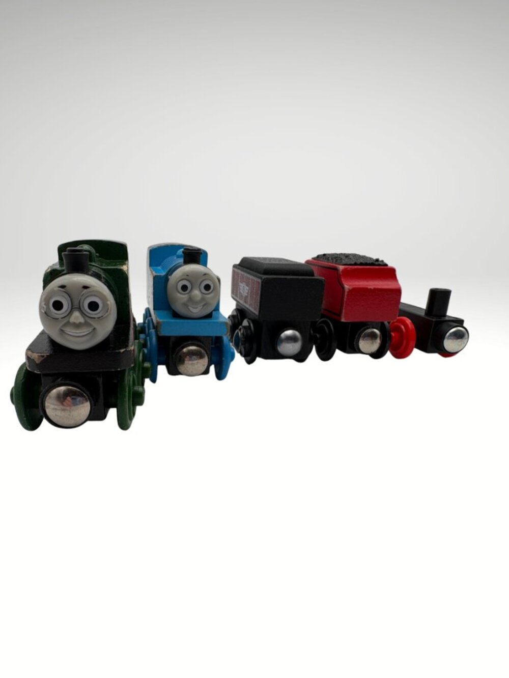 Thomas & Friends: Whiff, Thomas, James Tender Lot of Wooden Trains (SKU: 201TO)